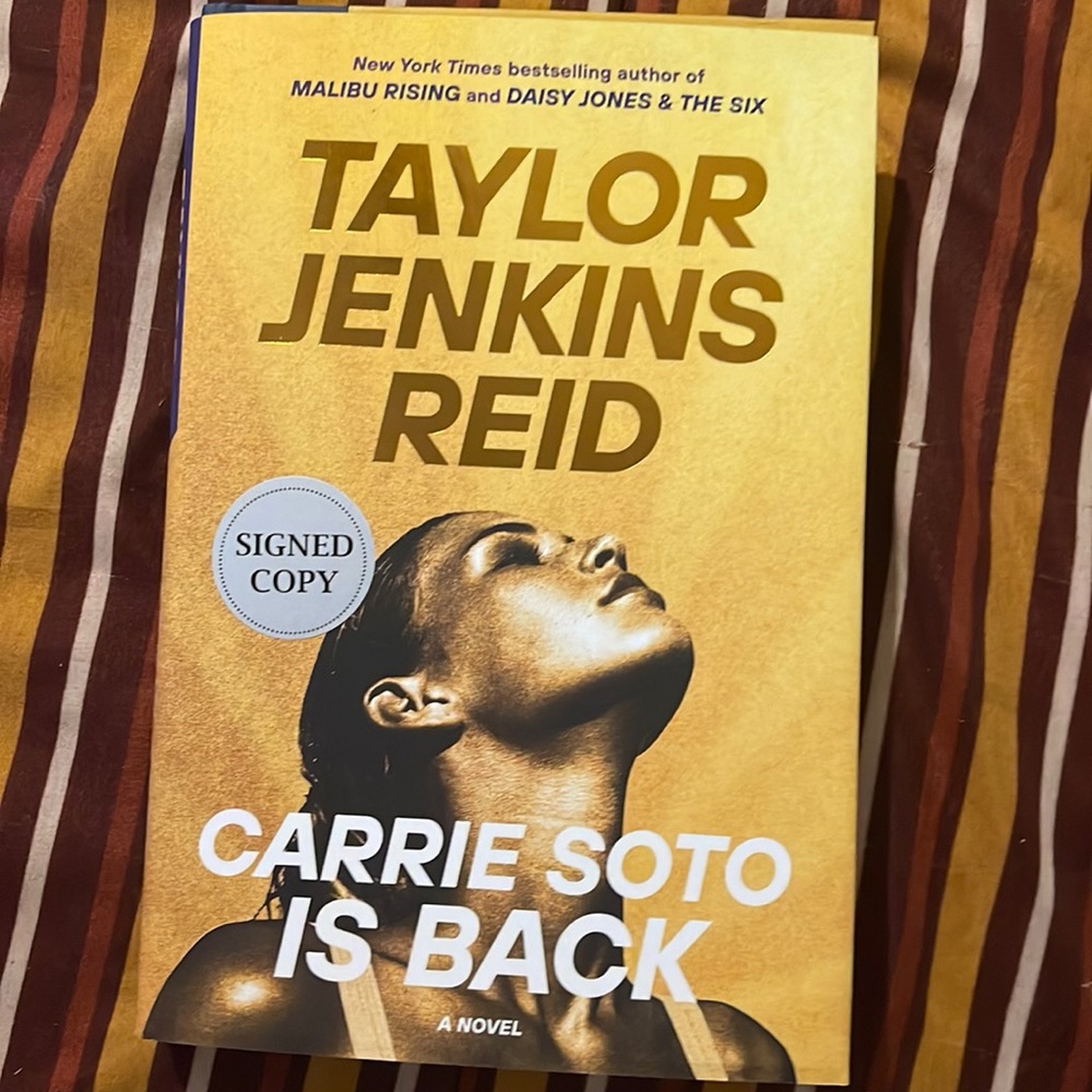 Carrie Soto Is Back -- Taylor Jenkins Reid signed copy